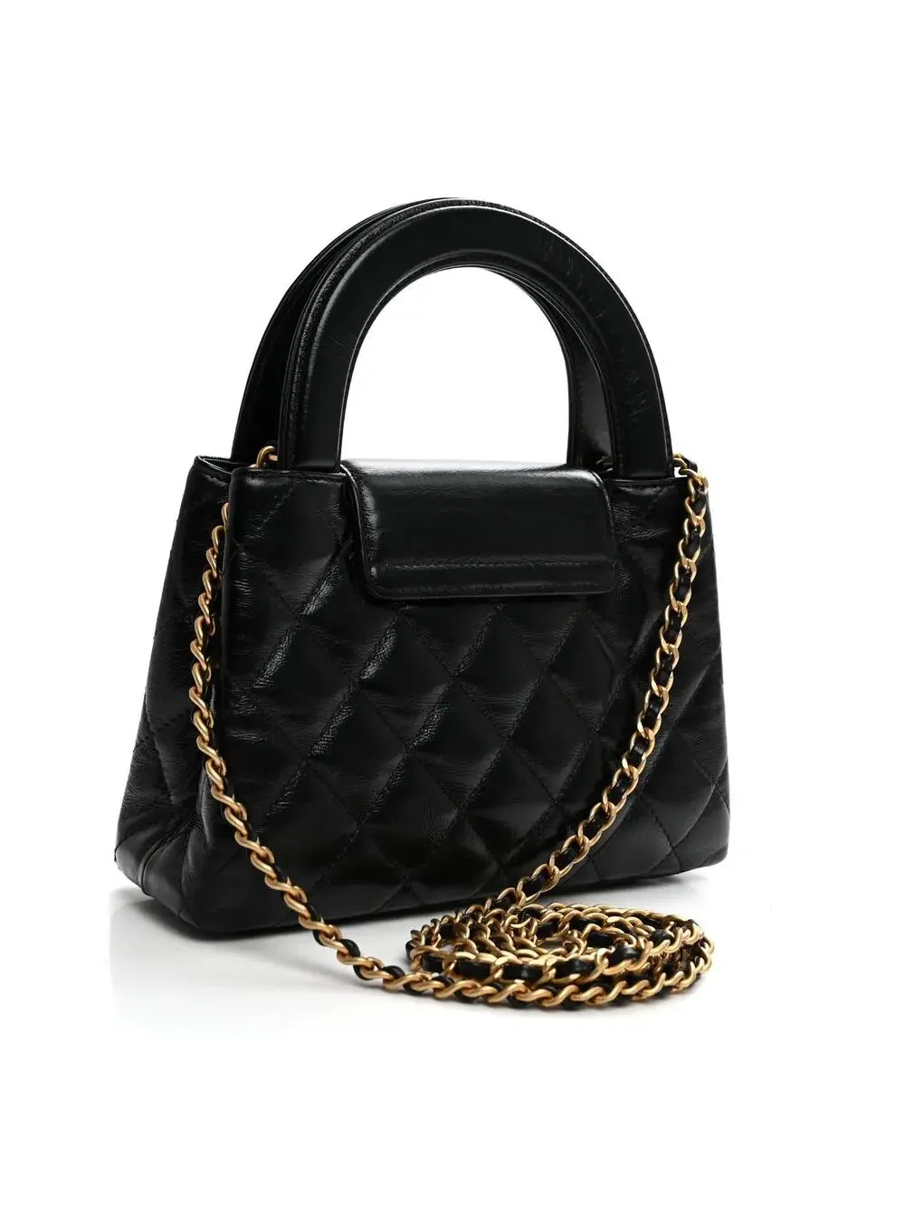 Chanel Shiny Aged Calfskin Quilted Nano #335701C57B